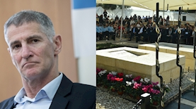 קברו של בן גוריון ויאיר גולן, צילום: קובי גדעון ויונתן סינדל פלאש90